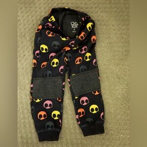 Chaser Kids Skull Print Joggers - Black, Pink, Yellow, Orange